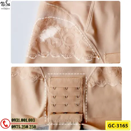Bộ Đồ Lót Gen Định Hình Liền Thân Cao Cấp Thu Gọn Vòng Eo (Cod: GC-3165)