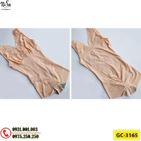 Bộ Đồ Lót Gen Định Hình Liền Thân Cao Cấp Thu Gọn Vòng Eo (Cod: GC-3165)