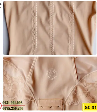 Bộ Đồ Lót Gen Định Hình Liền Thân Cao Cấp Thu Gọn Vòng Eo (Cod: GC-3165)