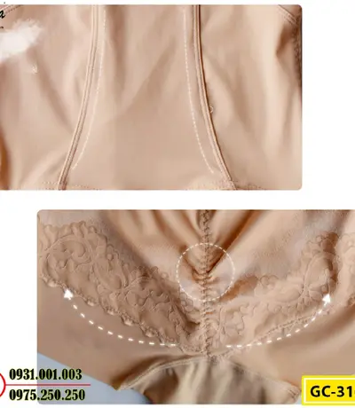 Bộ Đồ Lót Gen Định Hình Liền Thân Cao Cấp Thu Gọn Vòng Eo (Cod: GC-3165)