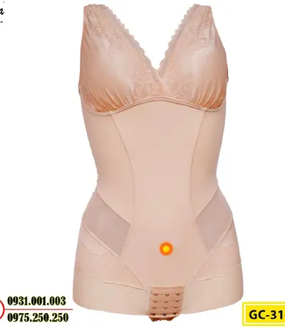 Bộ Đồ Lót Gen Định Hình Liền Thân Cao Cấp Thu Gọn Vòng Eo (Cod: GC-3165)