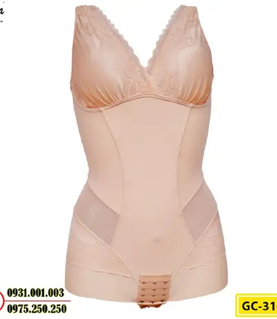 Bộ Đồ Lót Gen Định Hình Liền Thân Cao Cấp Thu Gọn Vòng Eo (Cod: GC-3165)