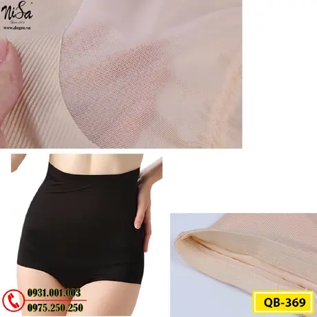 Quần Lót Gen Định Hình Cao Cấp Chống Cuộn Thu Gọn Vòng Eo (Cod: QB-369)