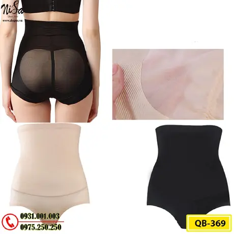 Quần Lót Gen Định Hình Cao Cấp Chống Cuộn Thu Gọn Vòng Eo (Cod: QB-369)