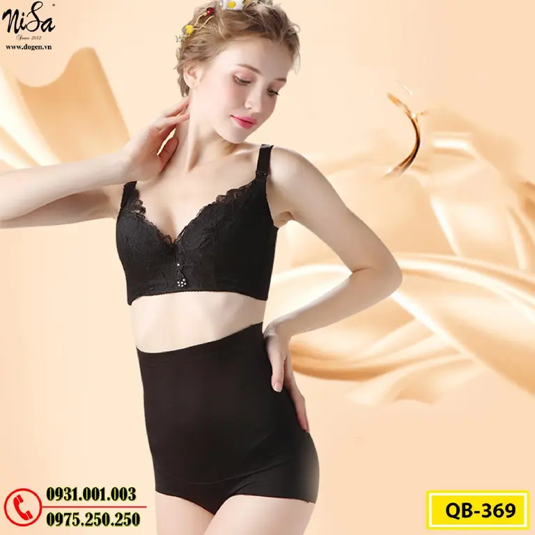 Quần Lót Gen Định Hình Cao Cấp Chống Cuộn Thu Gọn Vòng Eo (Cod: QB-369)