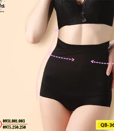 Quần Lót Gen Định Hình Cao Cấp Chống Cuộn Thu Gọn Vòng Eo (Cod: QB-369)