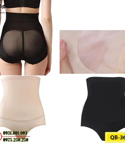 Quần Lót Gen Định Hình Cao Cấp Chống Cuộn Thu Gọn Vòng Eo (Cod: QB-369)