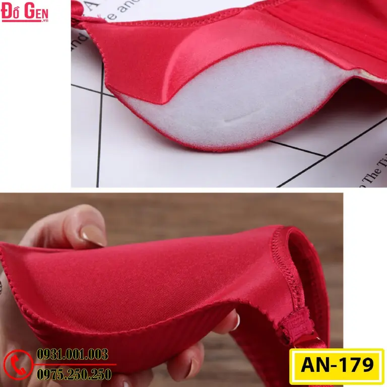 Áo Ngực Không Gọng Độn 8 Phân Cao Cấp AN-179