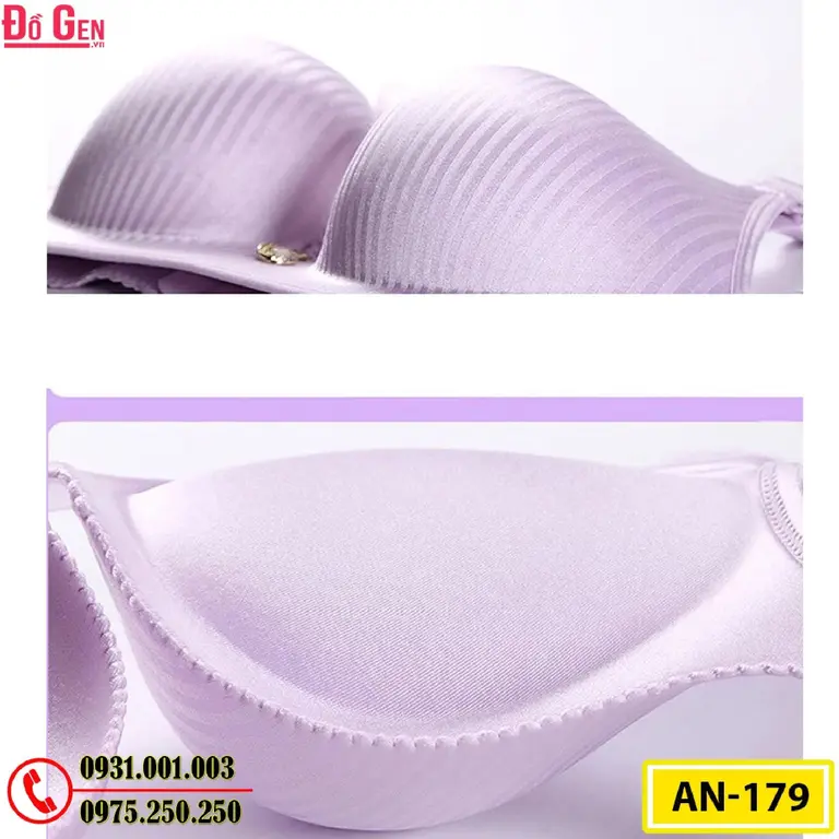 Áo Ngực Không Gọng Độn 8 Phân Cao Cấp AN-179