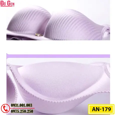 Áo Ngực Không Gọng Độn 8 Phân Cao Cấp AN-179