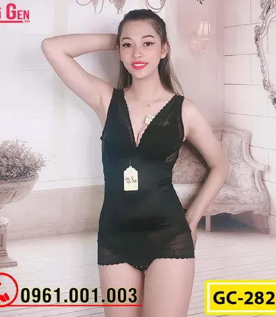 Bộ Đồ Lót Gen Định Hình - Gen Nịt Bụng Thu Gọn Vòng Eo (Cod: BD-2825)