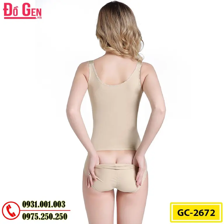Bộ Đồ Gen Định Hình - Đồ Lót Định Hình Dành Cho Người Thừa Cân, Béo Phì (Cod: GC-2672)