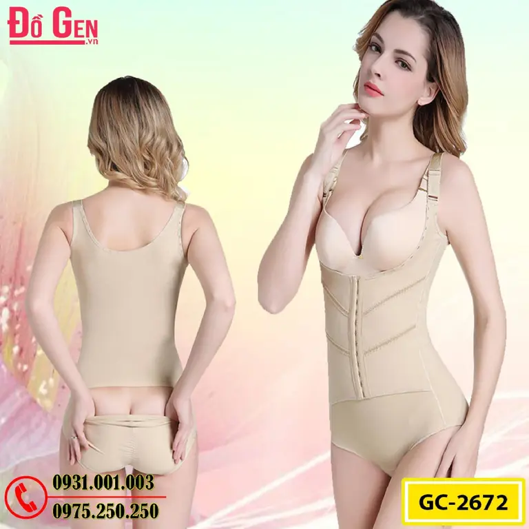 Bộ Đồ Gen Định Hình - Đồ Lót Định Hình Dành Cho Người Thừa Cân, Béo Phì (Cod: GC-2672)