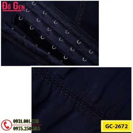 Bộ Đồ Gen Định Hình - Đồ Lót Định Hình Dành Cho Người Thừa Cân, Béo Phì (Cod: GC-2672)