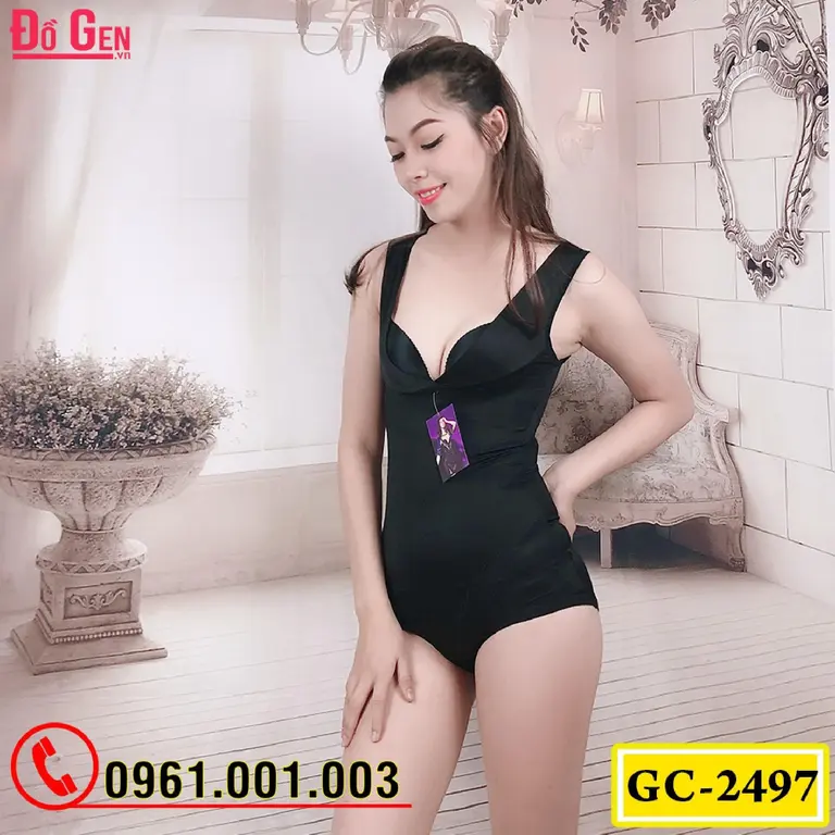 Bộ Đồ Lót Gen Định Hình - Gen Nịt Bụng Thu Gọn Vòng Eo (Cod: GC-2497)