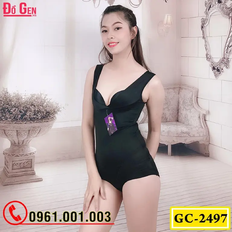 Bộ Đồ Lót Gen Định Hình - Gen Nịt Bụng Thu Gọn Vòng Eo (Cod: GC-2497)