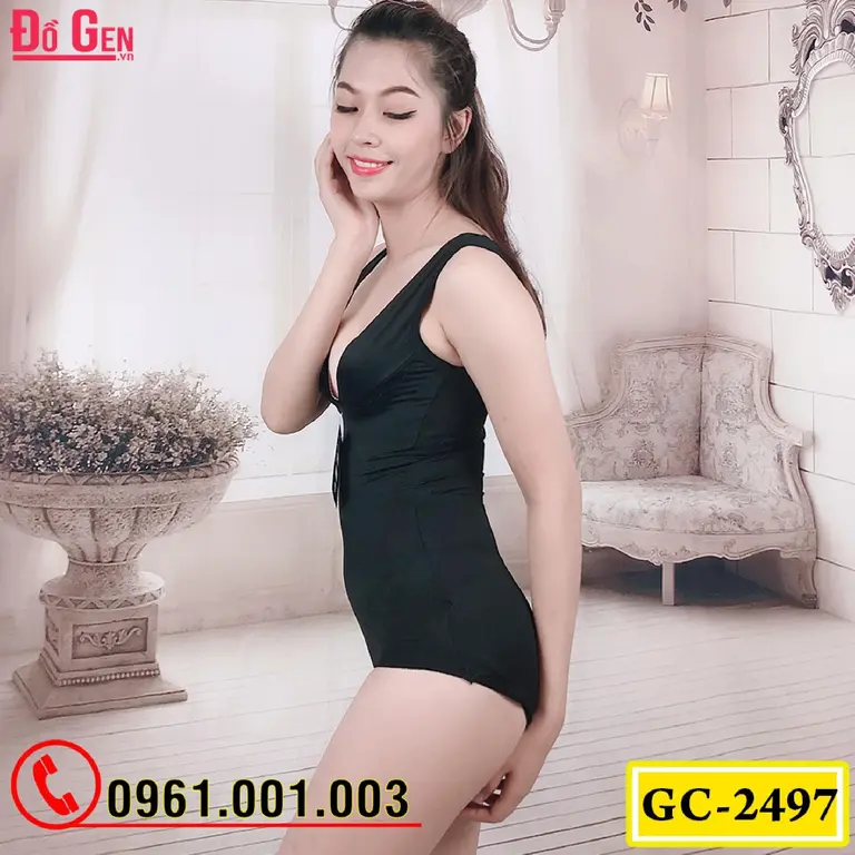 Bộ Đồ Lót Gen Định Hình - Gen Nịt Bụng Thu Gọn Vòng Eo (Cod: GC-2497)