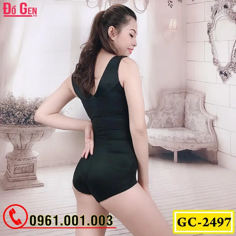 Bộ Đồ Lót Gen Định Hình - Gen Nịt Bụng Thu Gọn Vòng Eo (Cod: GC-2497)