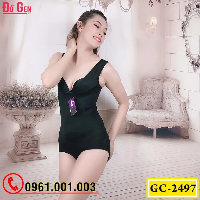 Bộ Đồ Lót Gen Định Hình - Gen Nịt Bụng Thu Gọn Vòng Eo (Cod: GC-2497)