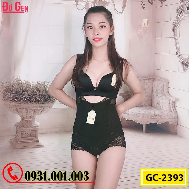 Bộ Đồ Lót Định Hình - Đồ Gen Định Hình Cao Cấp Giảm Bụng Thon Eo (COD: GC-2393)