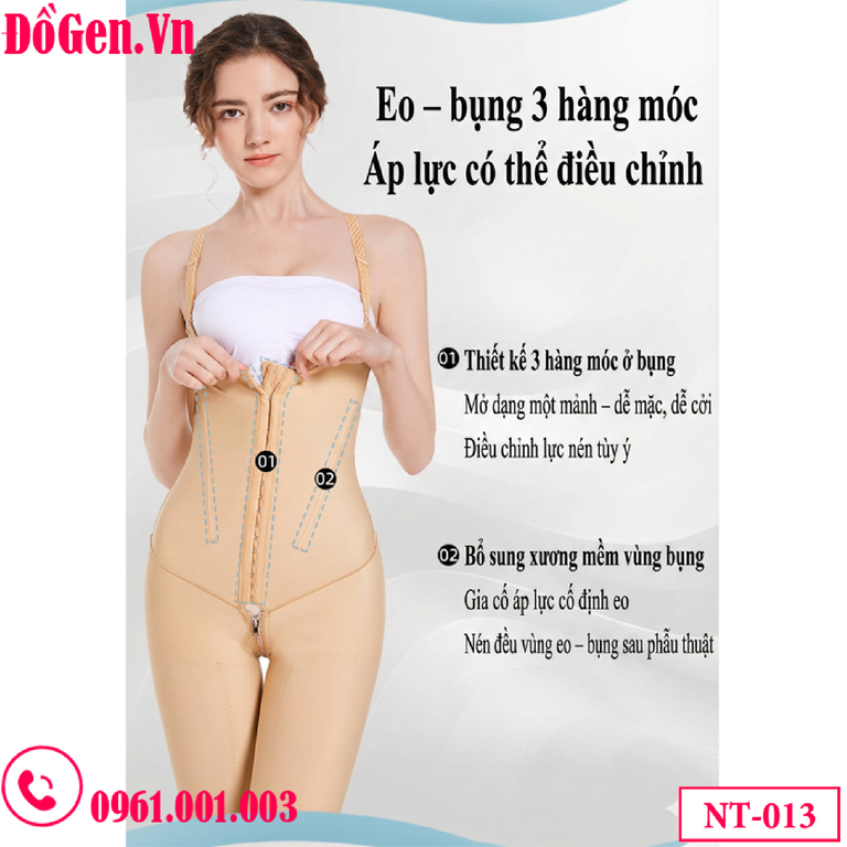Gen định hình sau hút mỡ toàn thân | Bodysuit y khoa phục hồ