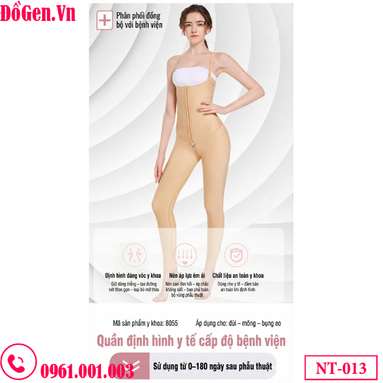 Gen định hình sau hút mỡ toàn thân | Bodysuit y khoa phục hồ