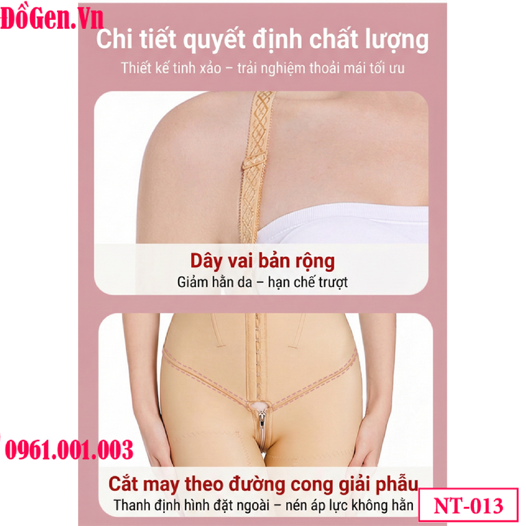 Gen định hình sau hút mỡ toàn thân | Bodysuit y khoa phục hồ