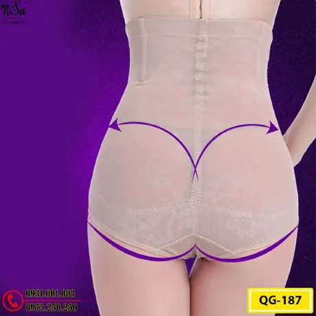 Quần Lót Gen Định Hình Chống Cuộn Cao Cấp Hỗ Trợ Thon Eo (Cod: QG-187)