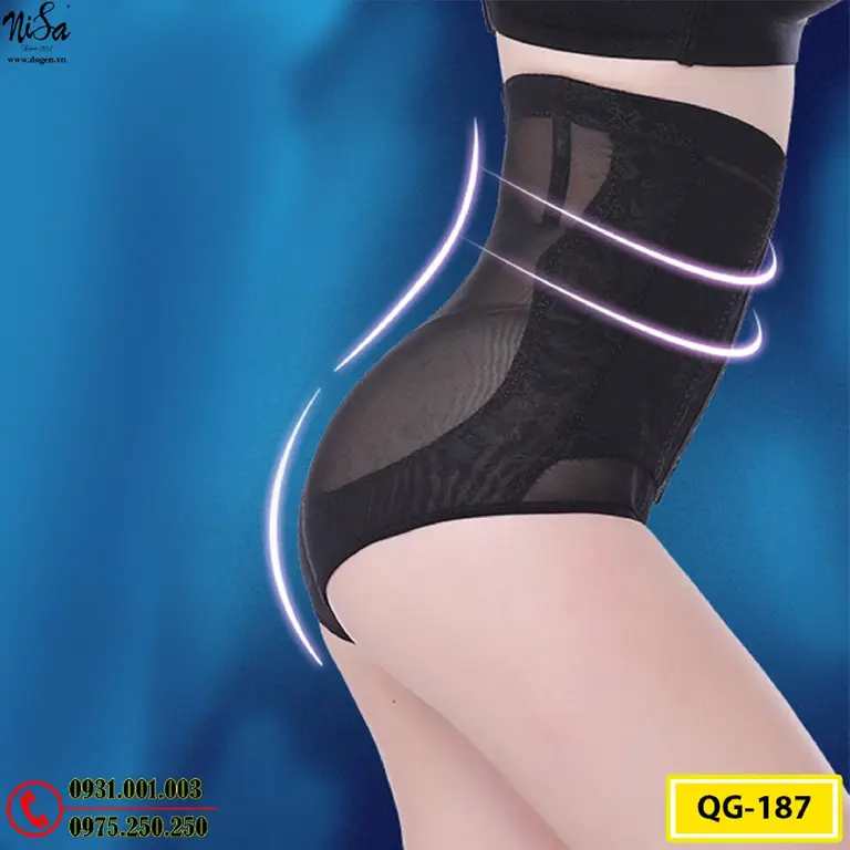 Quần Lót Gen Định Hình Chống Cuộn Cao Cấp Hỗ Trợ Thon Eo (Cod: QG-187)