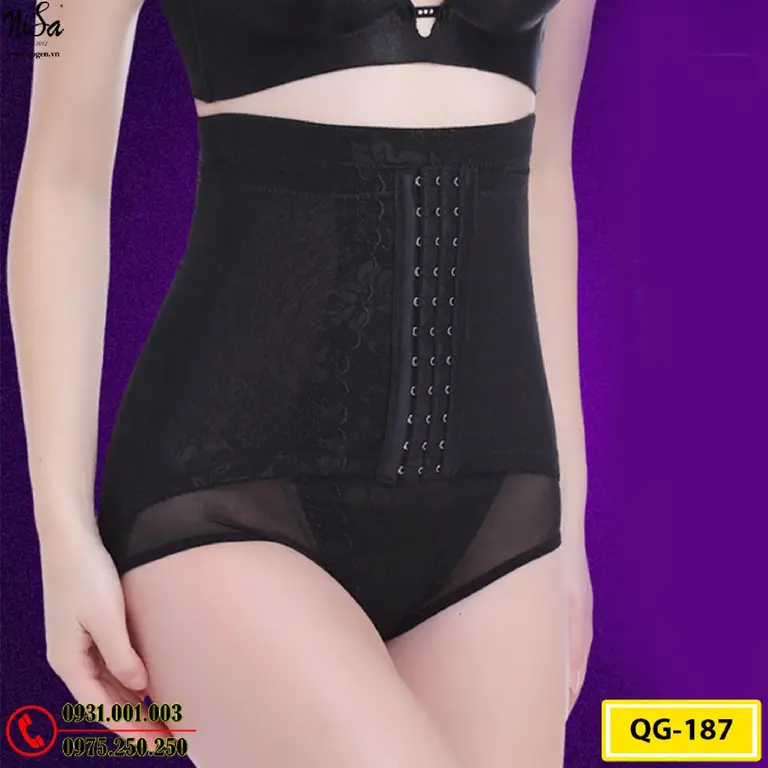 Quần Lót Gen Định Hình Chống Cuộn Cao Cấp Hỗ Trợ Thon Eo (Cod: QG-187)