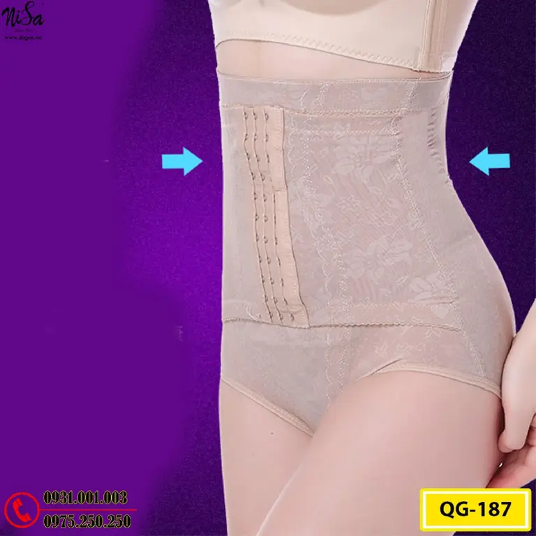 Quần Lót Gen Định Hình Chống Cuộn Cao Cấp Hỗ Trợ Thon Eo (Cod: QG-187)