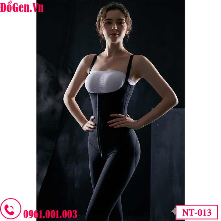 Gen định hình sau hút mỡ toàn thân màu đen NT-013 | Bodysuit y khoa