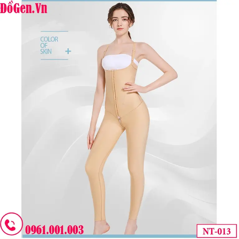 Gen định hình sau hút mỡ toàn thân màu đen NT-013 | Bodysuit y khoa