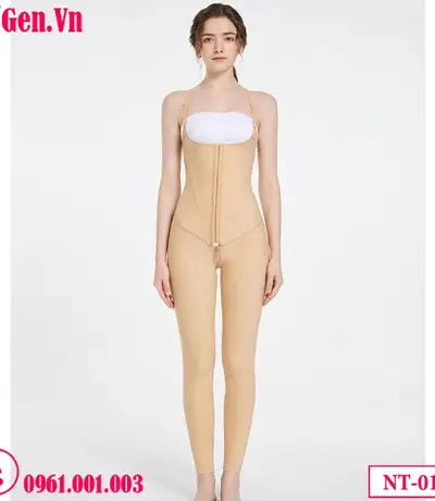 Gen định hình sau hút mỡ toàn thân màu đen NT-013 | Bodysuit y khoa