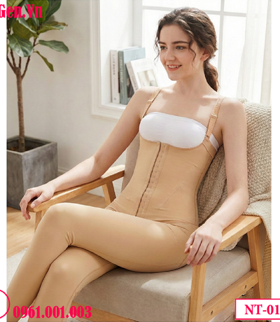 Gen định hình sau hút mỡ toàn thân màu đen NT-013 | Bodysuit y khoa