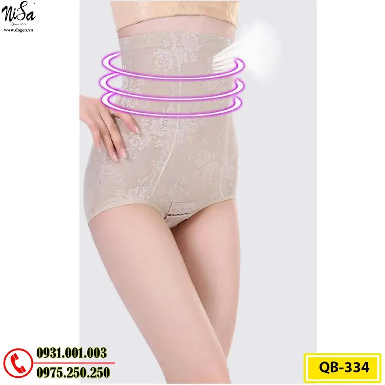 Quần Lót Gen Cao Cấp Định Hình Vòng Eo Thon Gọn (Cod: QB-334)
