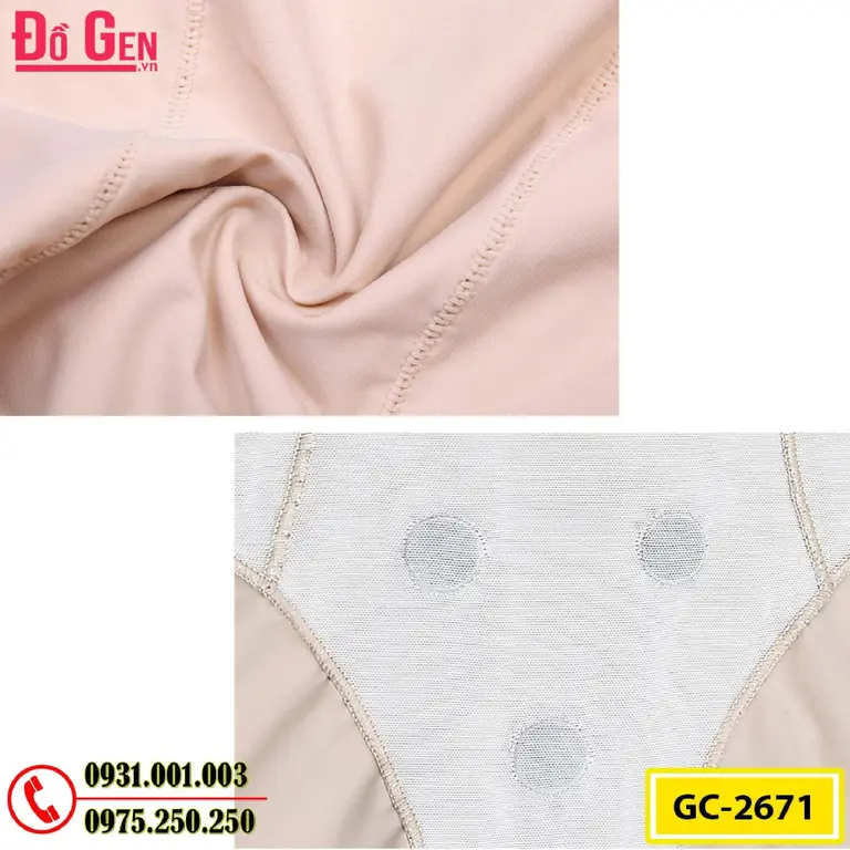 Đồ Lót Định Hình - Quần Áo Gen Định Hình Bikini Liền Thân Cao Cấp (Cod: GC-2671)