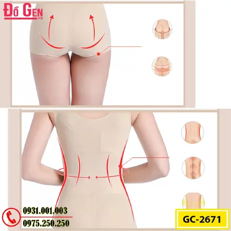 Đồ Lót Định Hình - Quần Áo Gen Định Hình Bikini Liền Thân Cao Cấp (Cod: GC-2671)