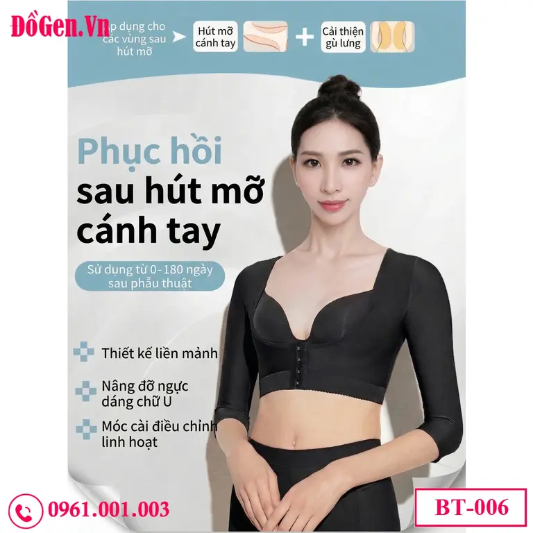 áo gen nịt sau hút mỡ giúp giảm sưng nhanh