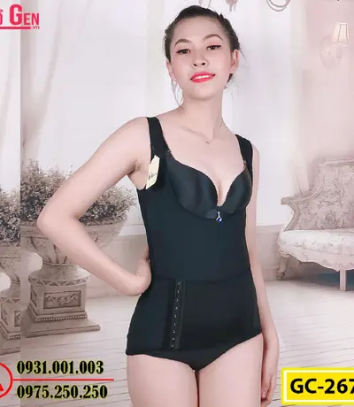 Bộ Đồ Lót Gen Định Hình - Gen Nịt Bụng Thu Gọn Vòng Eo (Cod: GC-2671)