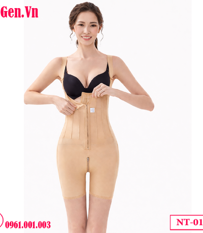 Gen định hình sau hút mỡ toàn thân móc cài trước NT-010 | Gen Chuẩn Y khoa
