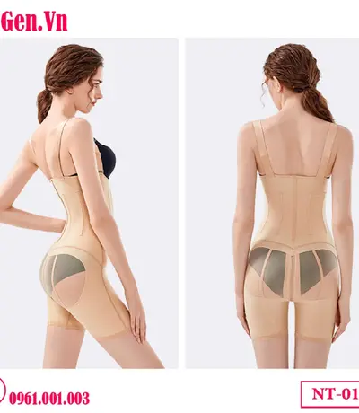Gen định hình sau hút mỡ toàn thân móc cài trước NT-010 | Gen Chuẩn Y khoa