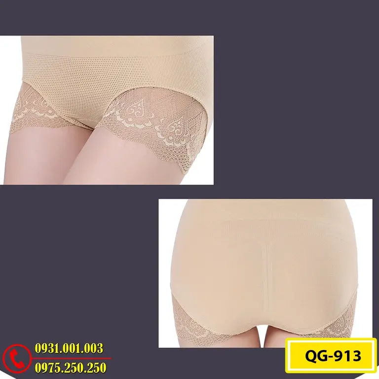 Quần Lót Gen Định Hình Chống Cuộn Giảm Vòng Eo (Cod: QB-913)
