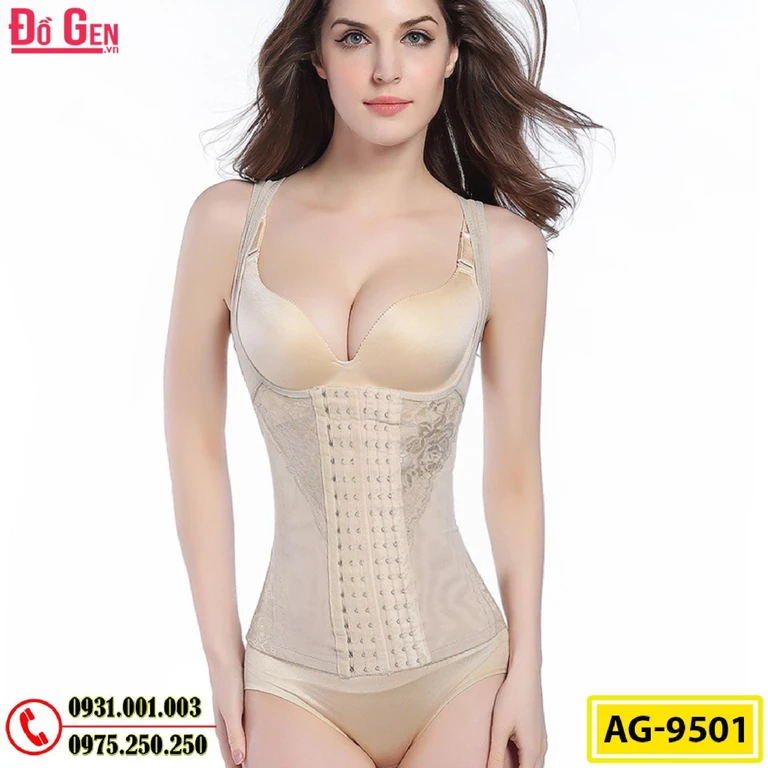Áo Gen - Áo Lót Định Hình Cao Cấp Thu Gọn Vòng Eo (Cod: AG-9501)