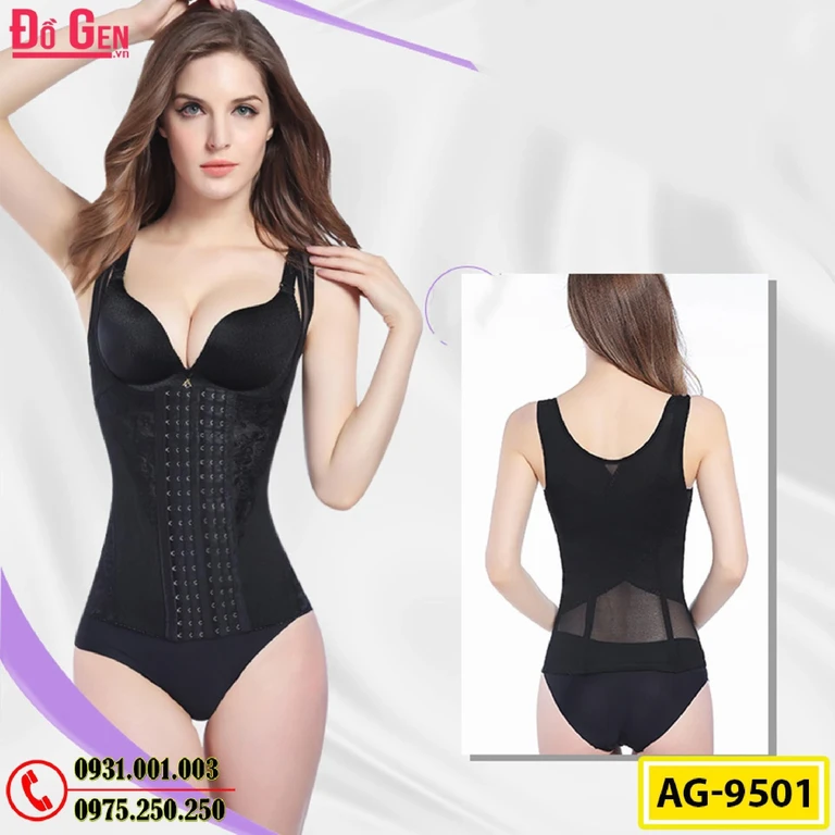 Áo Gen - Áo Lót Định Hình Cao Cấp Thu Gọn Vòng Eo (Cod: AG-9501)