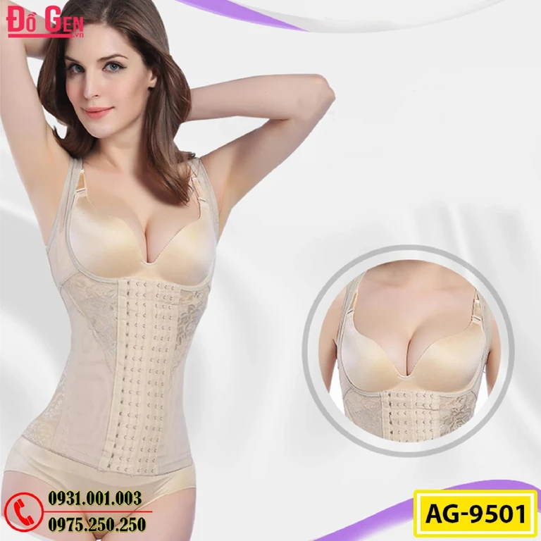 Áo Gen - Áo Lót Định Hình Cao Cấp Thu Gọn Vòng Eo (Cod: AG-9501)