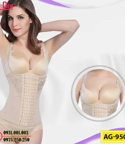 Áo Gen - Áo Lót Định Hình Cao Cấp Thu Gọn Vòng Eo (Cod: AG-9501)