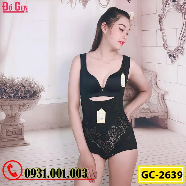 Bộ Đồ Lót Gen Định Hình - Gen Nịt Bụng Thu Gọn Vòng Eo (Cod: GC-2639)