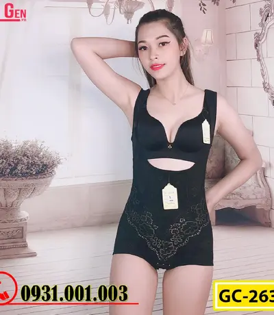 Bộ Đồ Lót Gen Định Hình - Gen Nịt Bụng Thu Gọn Vòng Eo (Cod: GC-2639)