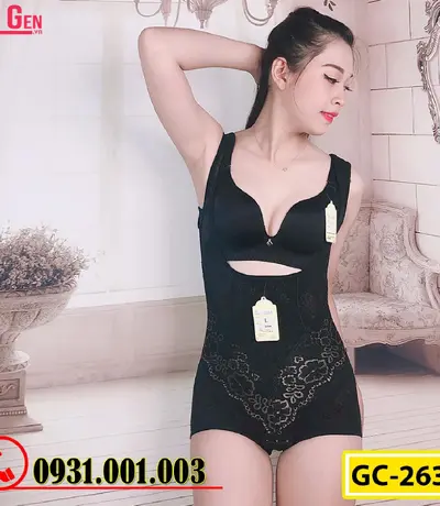 Bộ Đồ Lót Gen Định Hình - Gen Nịt Bụng Thu Gọn Vòng Eo (Cod: GC-2639)